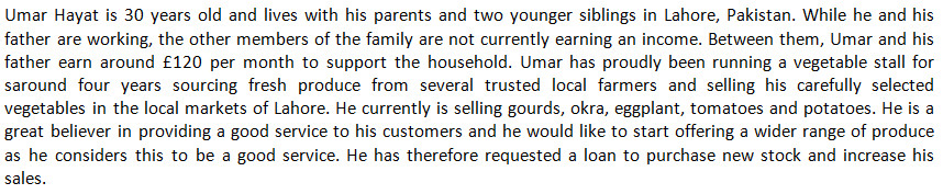 Umar detail