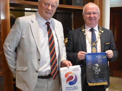 District Governor visits the Club
